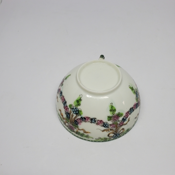Handpainted Floral Moriage Porcelain Tea Cup 1940's Vintage Pre-Owned - Picture 13 of 13